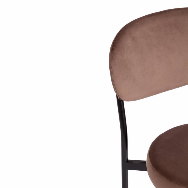 Стул REVO (mod. 7033) / 1 шт. в упаковке ткань/металл, 47х54х82 см, высота до сиденья 47 см, коричневый barkhat 12/черный коричневый barkhat 12/черный ткань/металл Стул REVO (mod. 7033) / 1 шт. в упаковке ткань/металл, 47х54х82 см, высота до сиденья 47 см, коричневый barkhat 12/черный коричневый barkhat 12/черный ткань/металл
