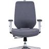 Кресло офисное / Имидж gray 2 / белый пластик / серая ткань