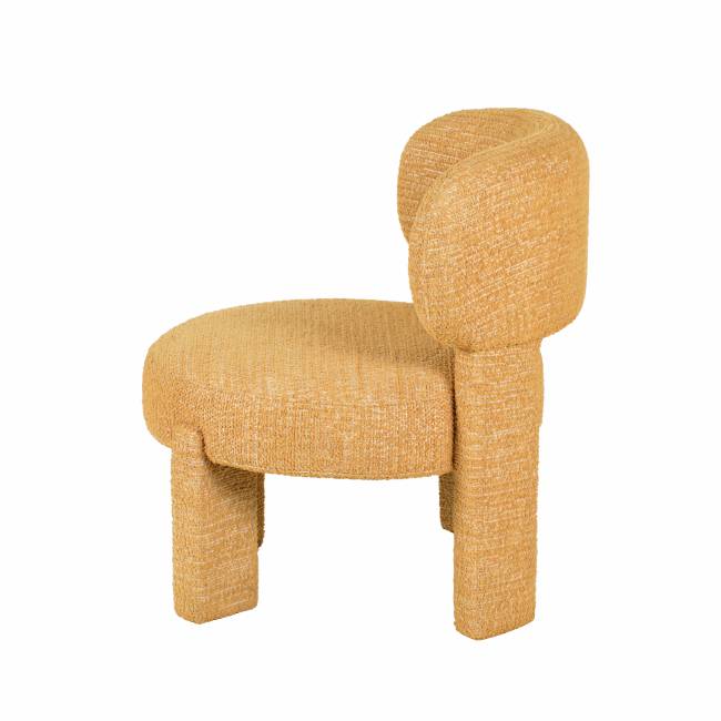 Кресло лаунж Fani горчичный