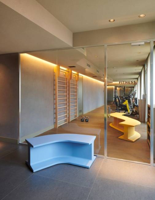 Скамья пластиковая модульная Iron Standard 1210х920х450 мм