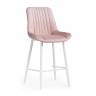 Барный стул Седа К розовый / белый