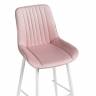 Барный стул Седа К розовый / белый