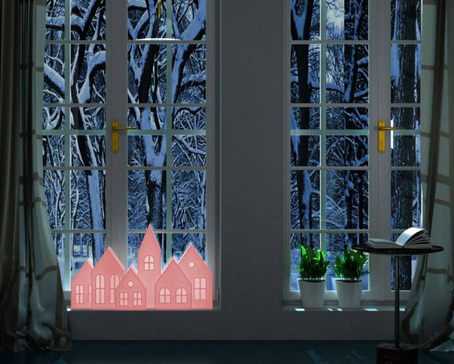 Светильник пластиковый настольный Kuusi Cold Lighting LED красный 735х210х430 мм