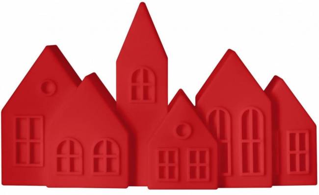 Светильник пластиковый настольный Kuusi Cold Lighting LED красный 735х210х430 мм