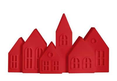 Светильник пластиковый настольный Kuusi Cold Lighting LED красный 735х210х430 мм