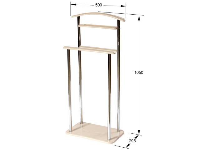 Вешалка костюмная Элдридж дуб беленый Вешалка костюмная Элдридж дуб беленый