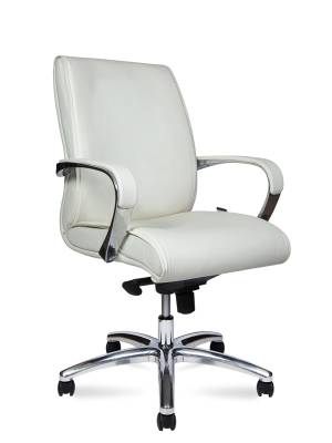 Кресло офисное / Сорбонна LB / Sorbonne LB / слоновая кость экокожа