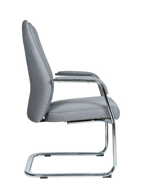 Кресло офисное / Ливерпуль Нью CF  / Liverpool New CF  / алюминиевая  база / серая ткань