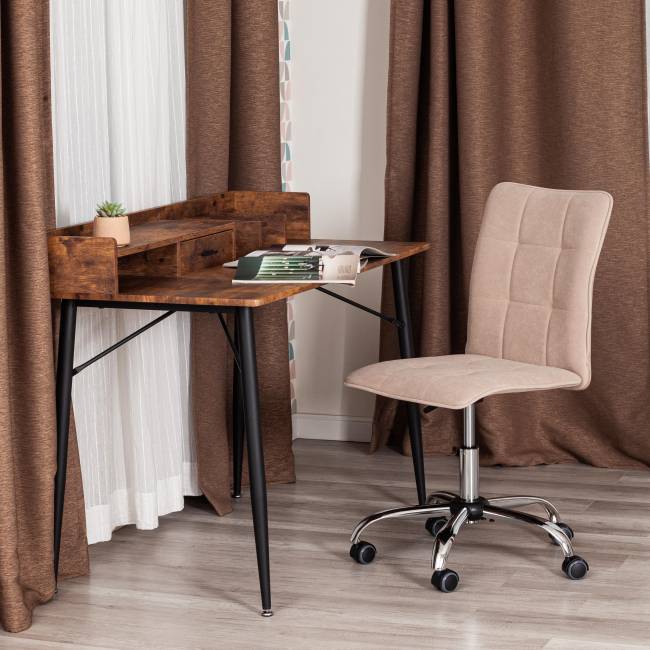 Кресло ONE флок , бежевый, 7 бежевый флок