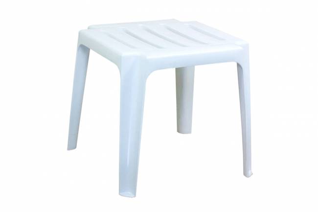 Столик TWEET пластиковый квадратный, белый