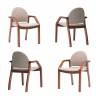 Стул-кресло Джуно комплект из 4 штук
