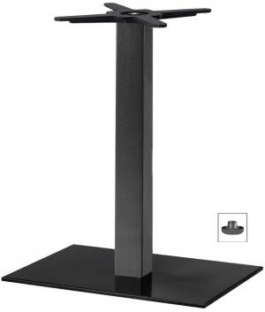 Подстолье металлическое Tiffany черный 600х400х730 мм