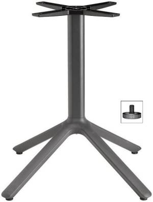 Подстолье металлическое Maxi Nemo антрацит 600х600х730 мм