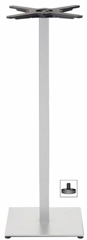 Подстолье металлическое барное Tiffany белый 400х400х1090 мм