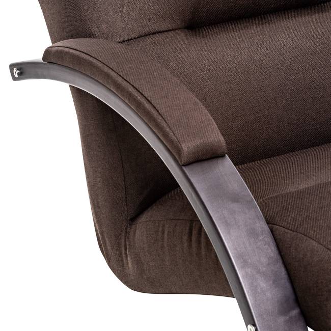 Кресло-качалка Leset Милано Венге текстура Malmo 28 (коричневый)