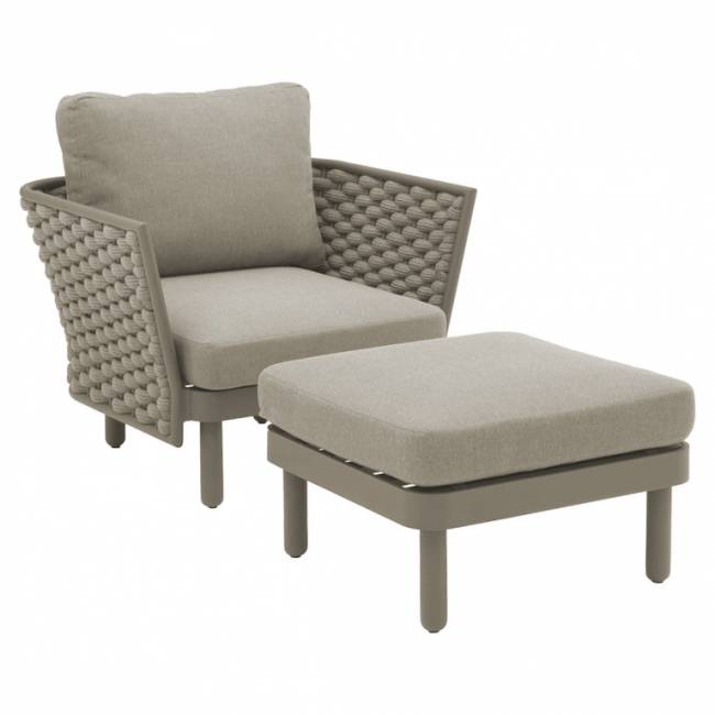 Пуф с подушкой Leon 652х652х285 мм Пуф с подушкой Leon 652х652х285 мм