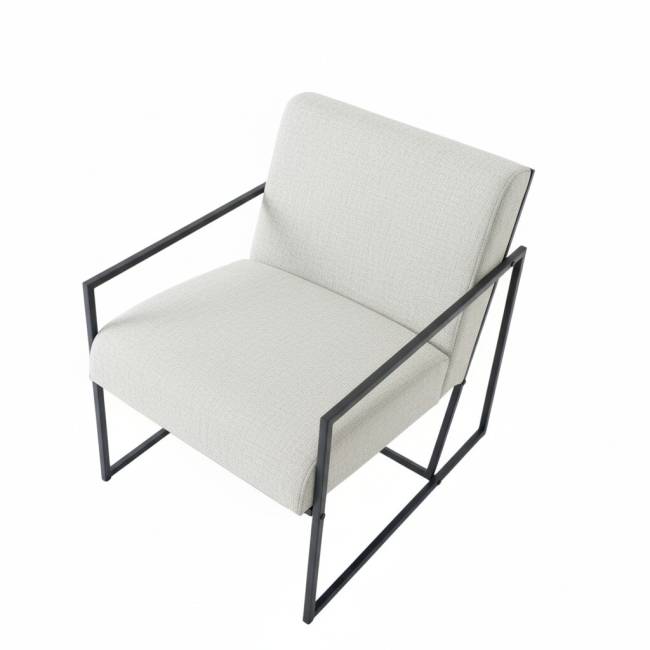 Кресло Алекс шенилл белый