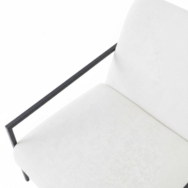 Кресло Алекс шенилл белый