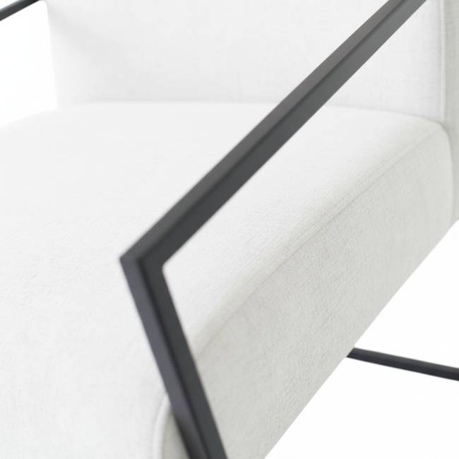 Кресло Алекс шенилл белый