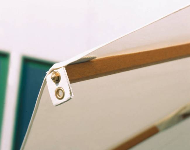 Зонт профессиональный диаметром 2.5 м Palladio Standard натуральный, темно-коричневый Ø2500 мм