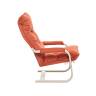 Кресло-трансформер Leset Оливер Слоновая кость V39 оранжевый