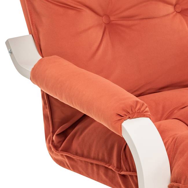 Кресло-трансформер Leset Оливер Слоновая кость V39 оранжевый