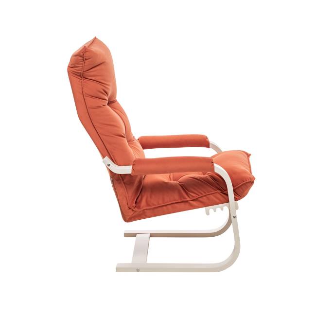 Кресло-трансформер Leset Оливер Слоновая кость V39 оранжевый