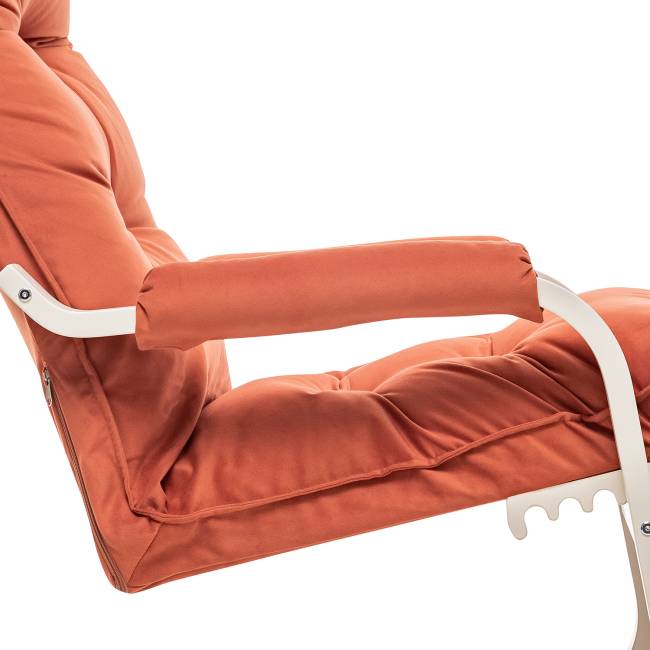 Кресло-трансформер Leset Оливер Слоновая кость V39 оранжевый