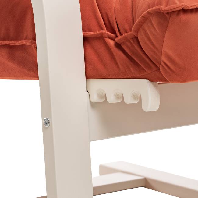 Кресло-трансформер Leset Оливер Слоновая кость V39 оранжевый