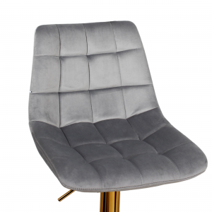 Барный стул "ДИЖОН", серый