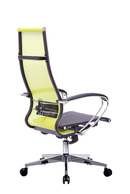 Кресло МЕТТА-7(MPRU)/подл.131/осн.004, лайм