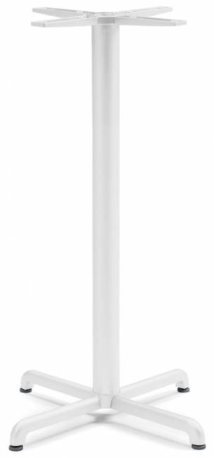 Подстолье металлическое барное Calice Alu High Special белый 480х480х1070 мм